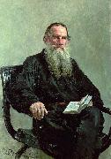 Ilya Repin Portrait of Leo Tolstoy oil